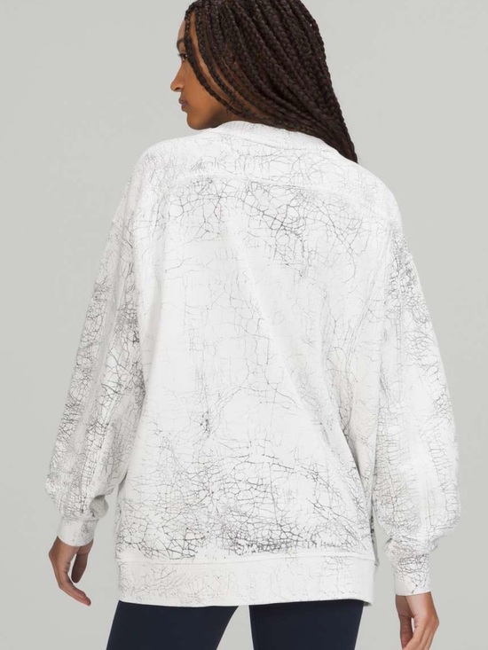 Tops - Lululemon Perfectly Oversized Crewneck Sweatshirt Pull Over size 8